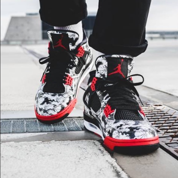 Nike air jordan 4 retro sneakers - Picture 3 of 8